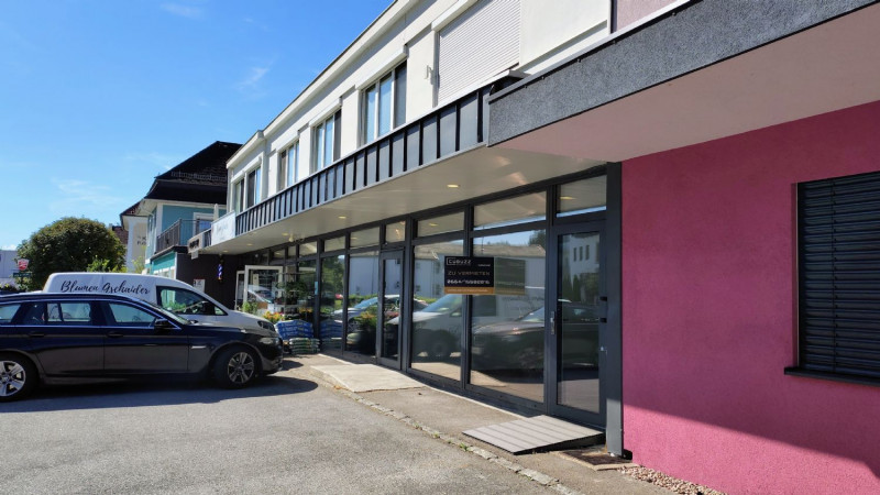 Attraktives Geschäftslokal mit Fensterfront - 85m2 - Ostermiething